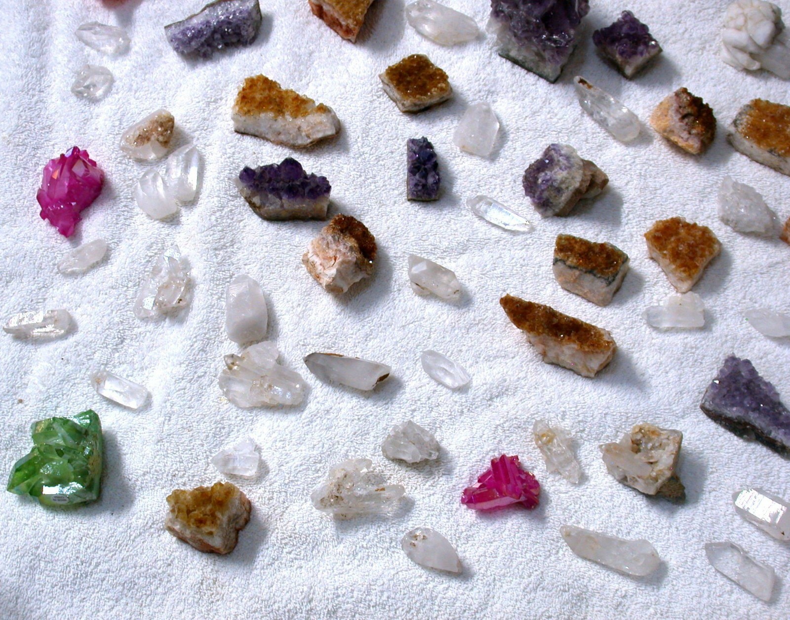8 Pound 83 Amethyst Citrine Mystic Quartz Druze Crystal CLOSEOUT WHOLESALE DD7