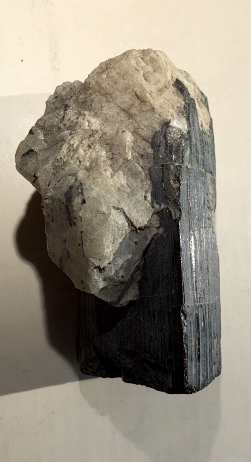 Black Tourmaline & Amethyst Crystal Lot – Raw Natural Stones – Display Specimens