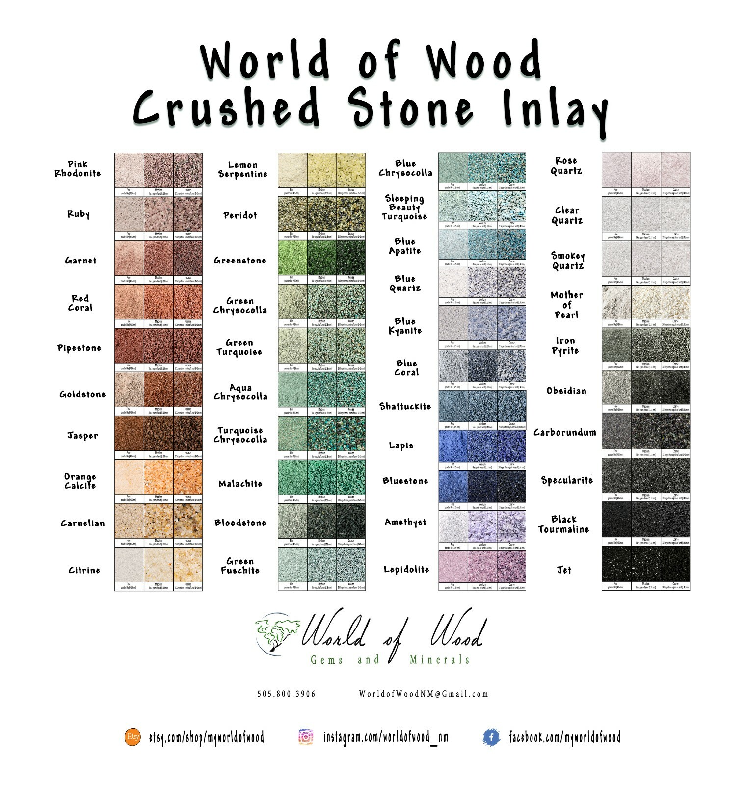 Sleeping Beauty Turquoise Natural Stone- Crushed Inlay (fine, medium, or coarse)