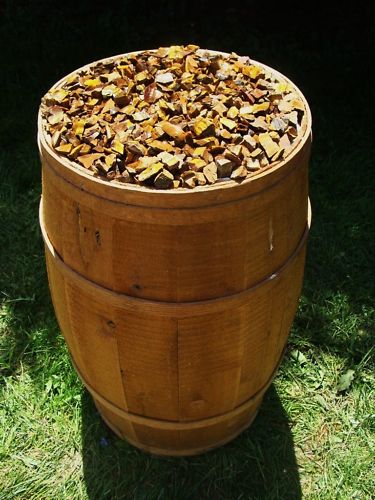 Barrels of Tiger Eye Rough – 500 Carat Lots + a FREE Faceted Gemstone