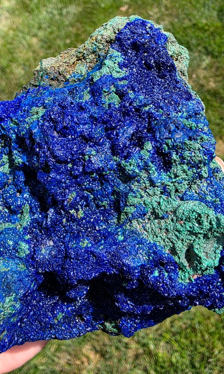 💙💚 High-Grade Azurite with Malachite — Touissit, Morocco 💚💙 1.5lbs
