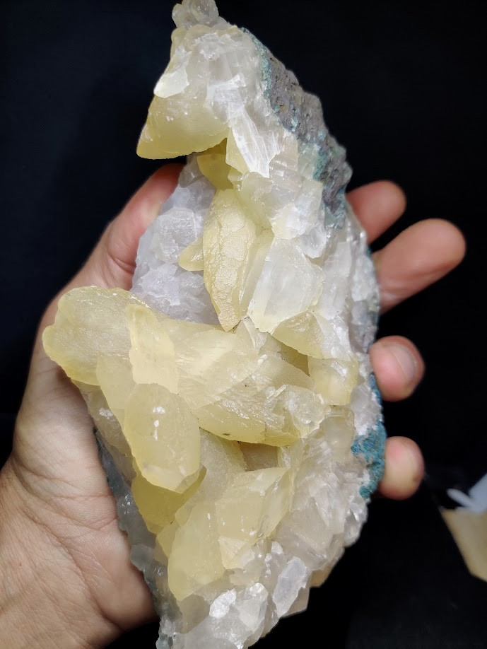 XXL Pink & White UV-Reacting Calcite Specimen: 2lb Museum Grade, See VIDEO