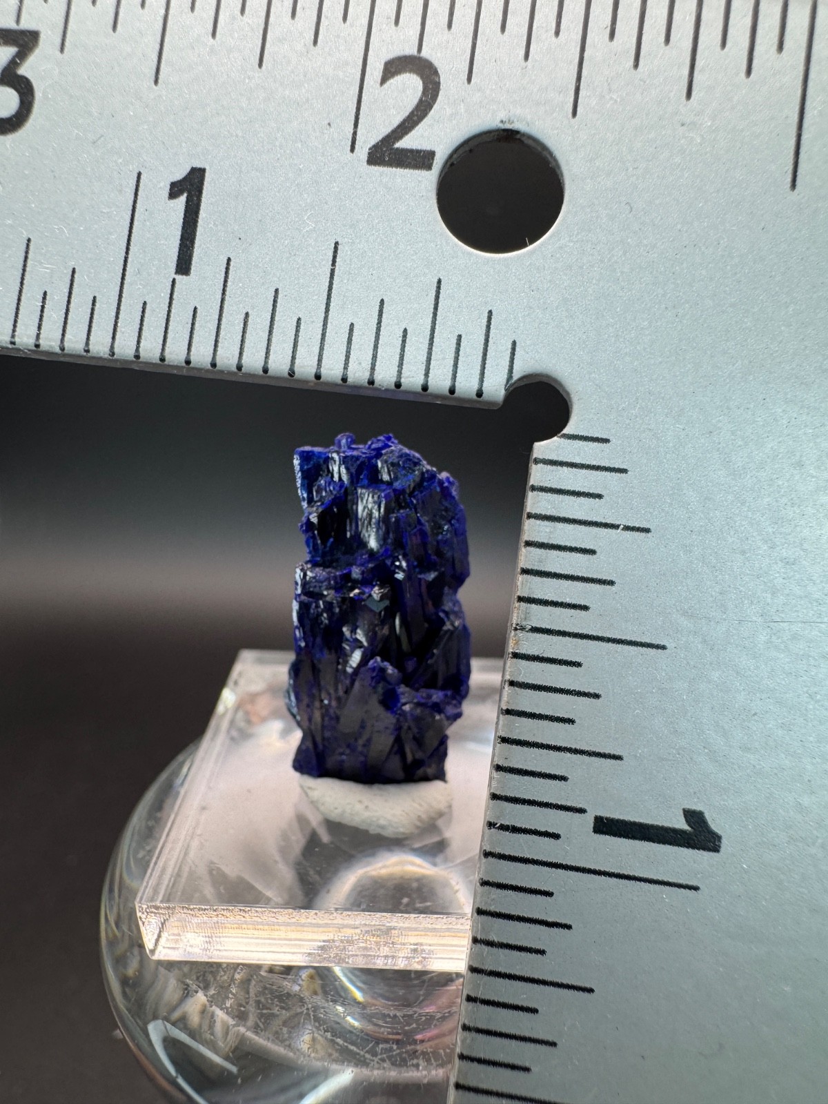 6792 Electric Blue Azurite Crystal Touissit, Morocco 8g