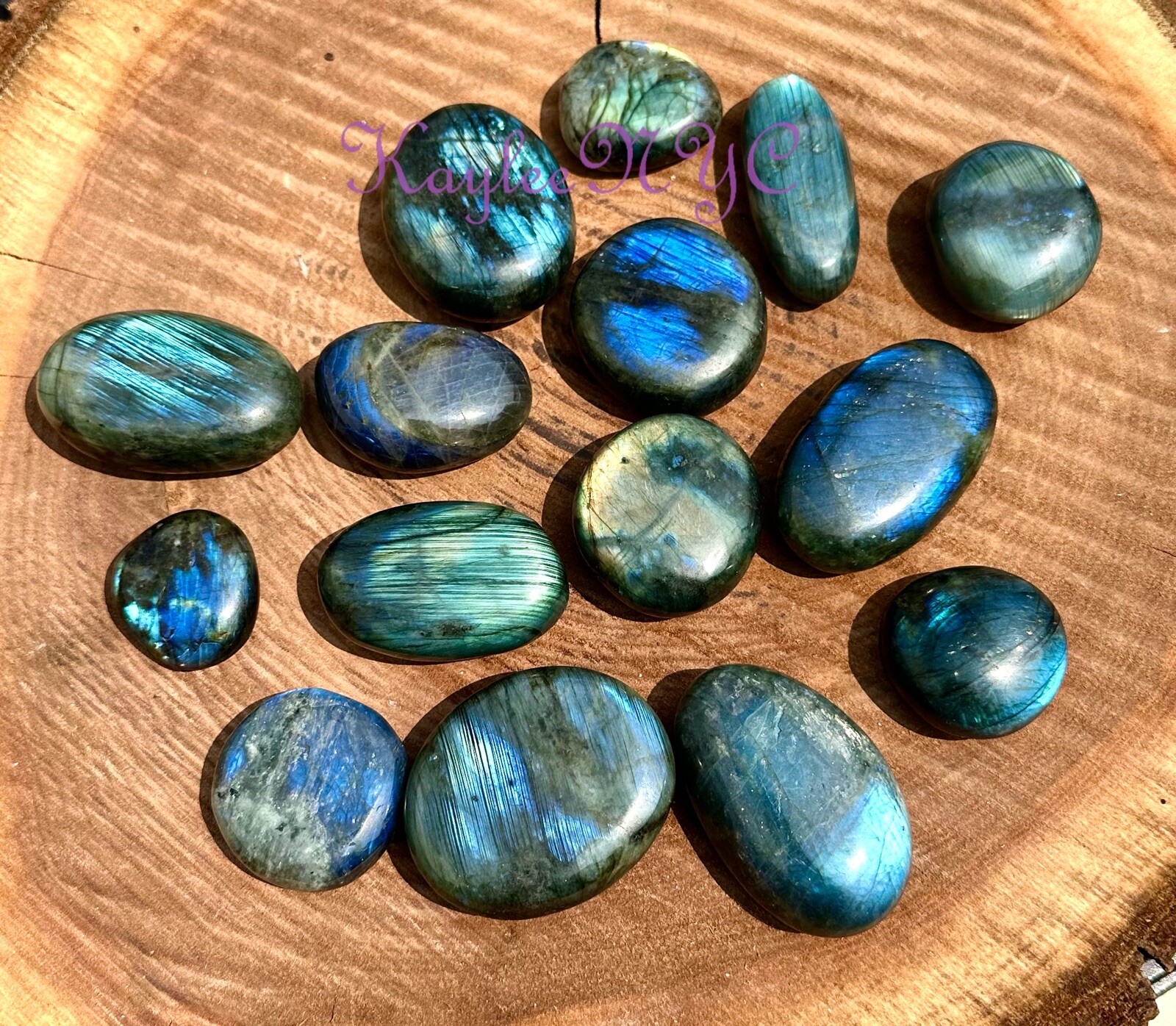 Wholesale 2 Lbs Lot Natural Labradorite Palm Stones Crystal Energy