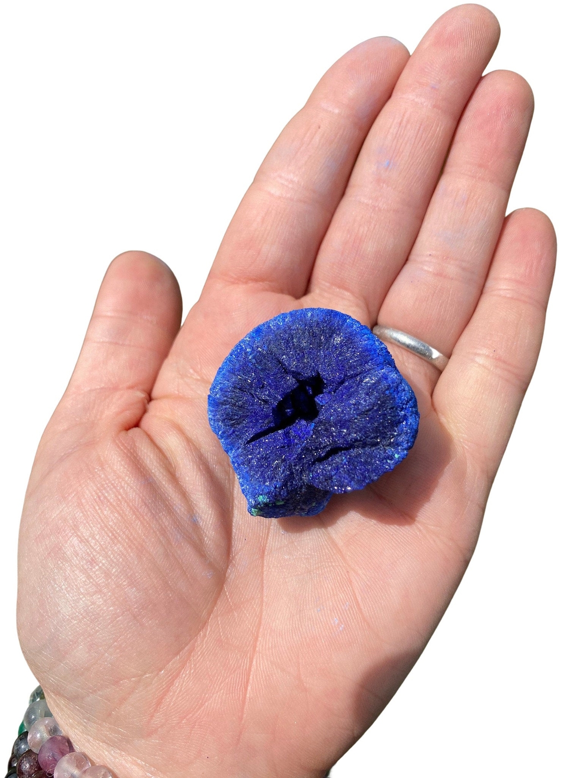 Raw Azurite & Malachite Cluster, Natural Azurite Poteryaevskoe Mine, Siberia