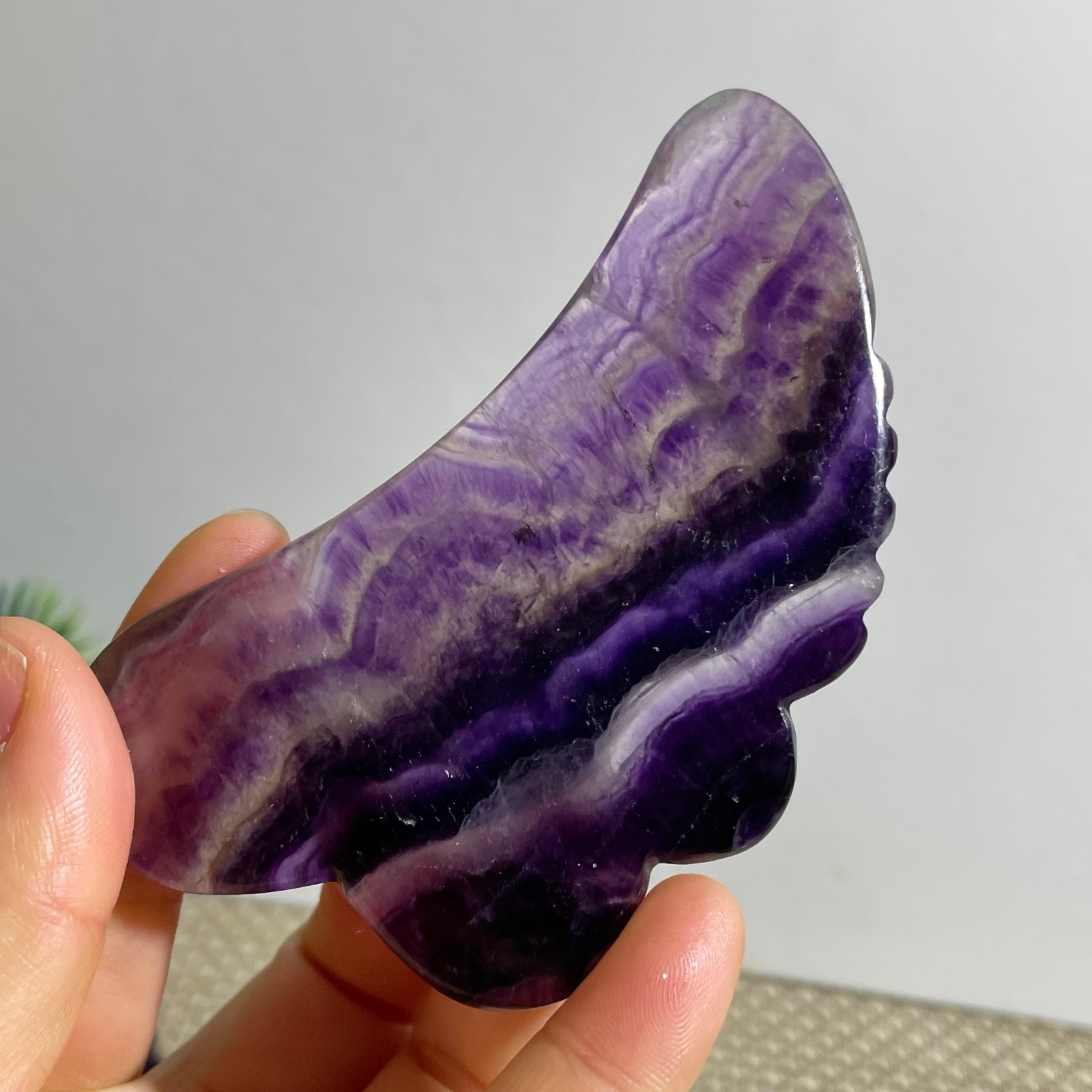 70g beautiful Rainbow Fluorite Rough stone specimens cure