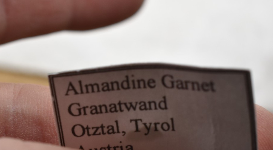 Almandine Garnet on Schist – Granatwand, Tyrol, Austria