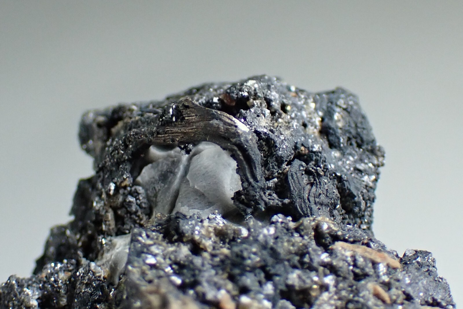 SILVER * WIRES ON CALCITE + GALENA * RARE LOCALITY !!! Trebsko, CZECH REPUBLIC