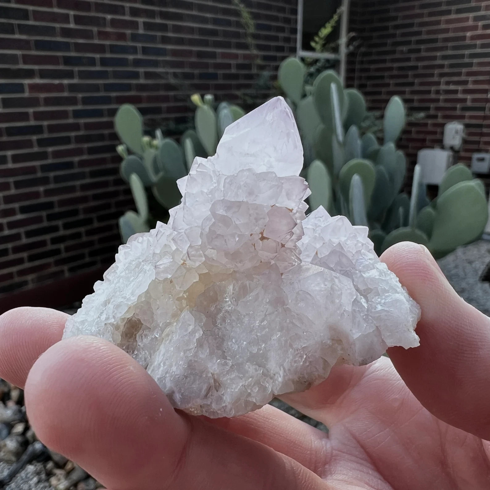 100g Natural Spirit Quartz (Cactus Quartz) Cluster Amethyst – South Africa