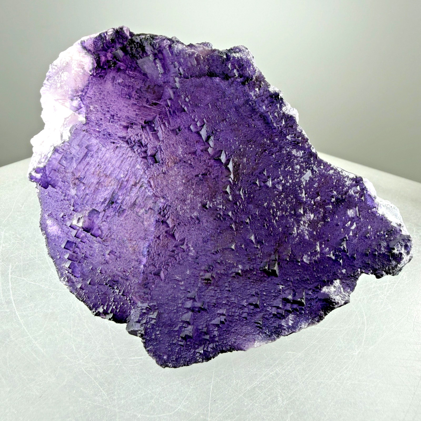 Purple Fluorite Crystals: Illinois-Kentucky Fluorspar Dist., Hardin Co. Illinois