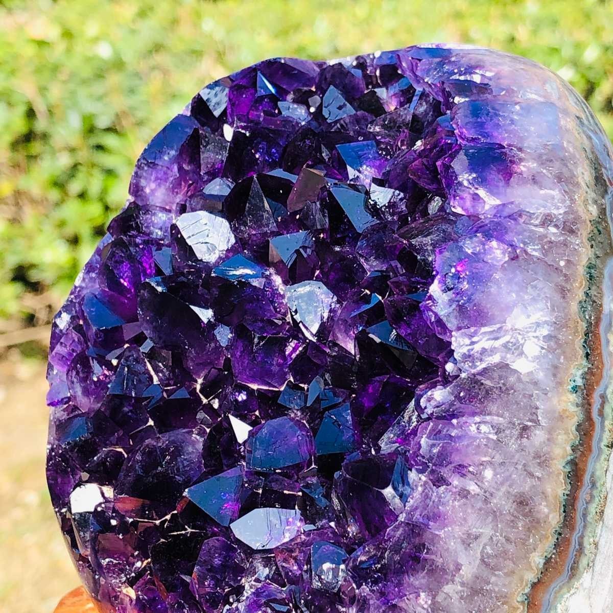 3.52LB Natural Uruguayan Amethyst Cluster Cave Display Specimen Healing 3127
