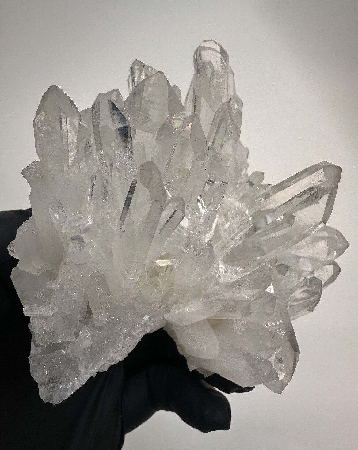 Incredible High Quality___Large Clear Arkansas Quartz Crystal Cluster