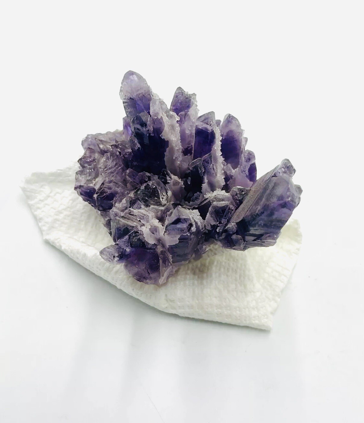 Beautiful Chunk Of Amethyst 3in Tall 3 1/2 Or So Long!! S1