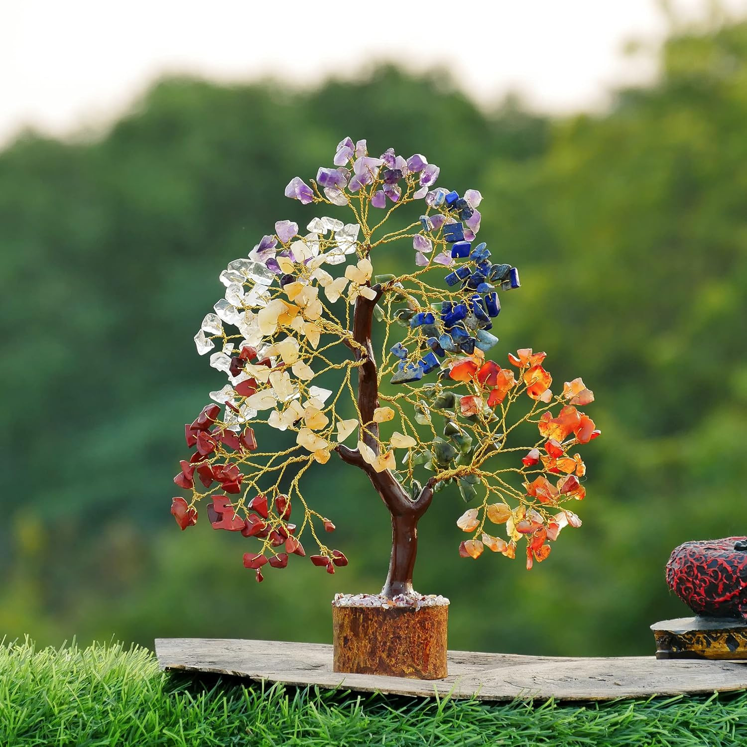 7 Chakra Tree of Life Decor – Crystals, Birthday Gifts for Women – House Warming