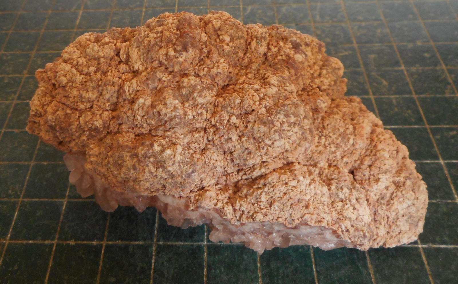 Rare Rose Quartz Crystal Cluster Geode. Pink Stone Specimen Brazil RQ52