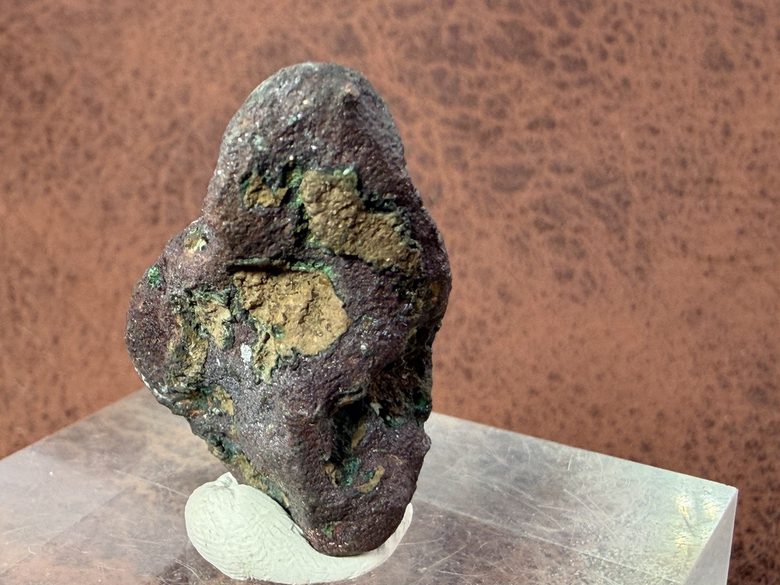 Natural Oxidized Green Glacial Float Copper with Buffed Finish, Michigan 28.3 g