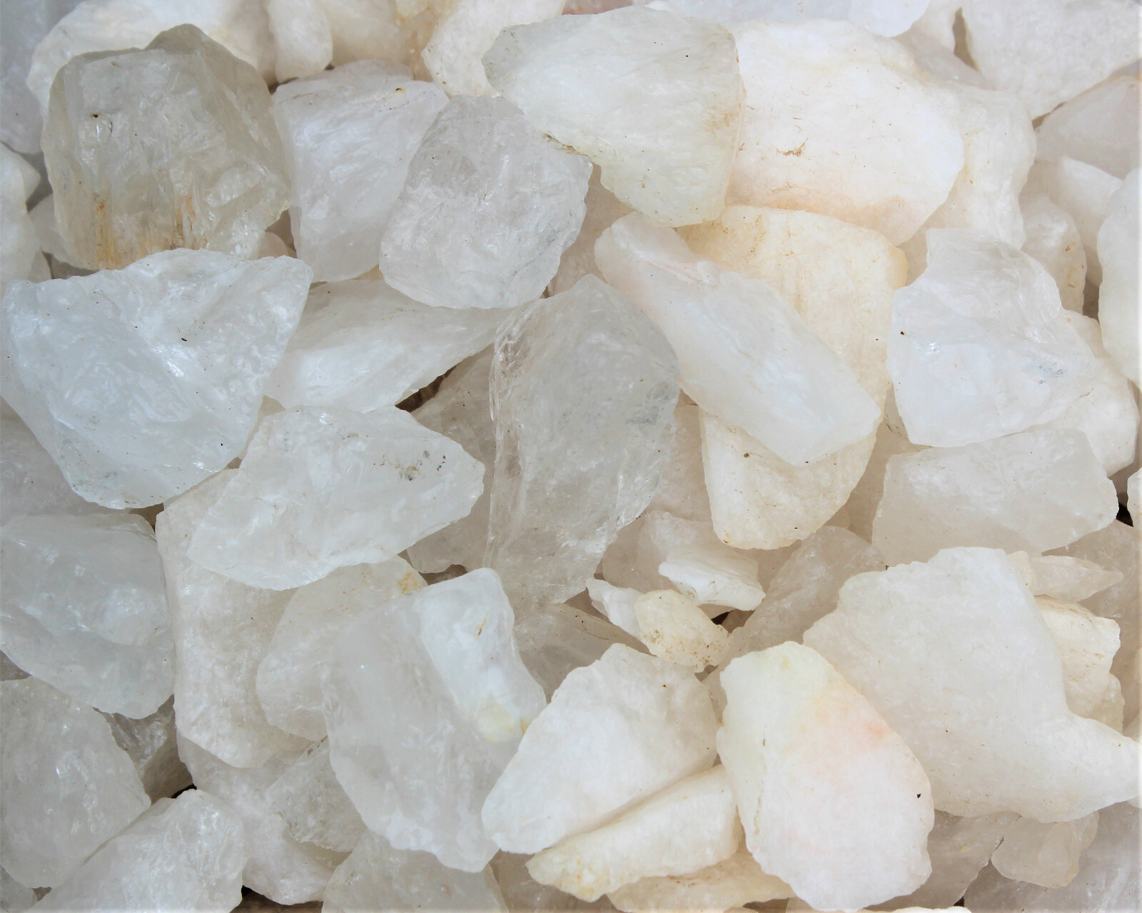 1/2 lb Bulk Lot Natural Rough Clear Quartz Crystals (Raw Gemstone Healing 8 oz)