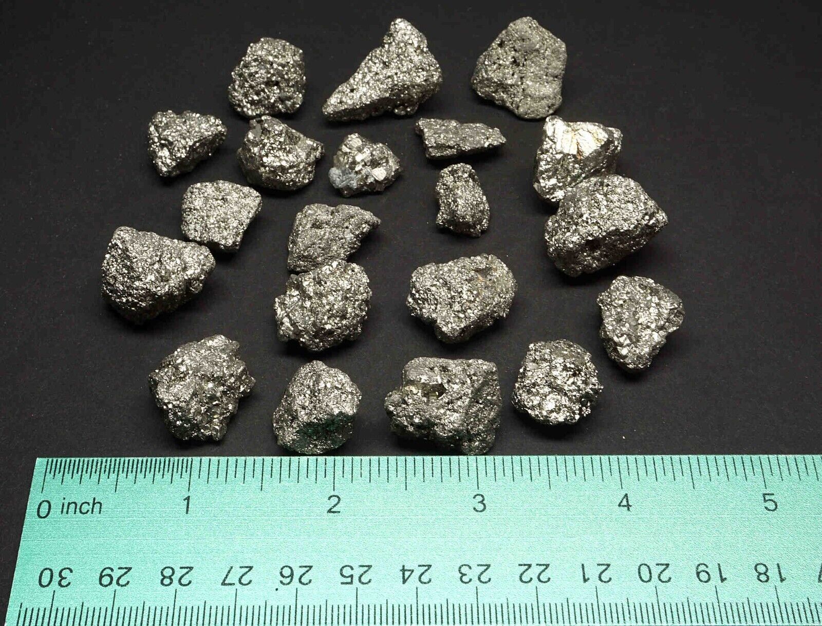 Iron Pyrite 1/4 LB Lots Natural Small Chispa Crystals Fools Gold