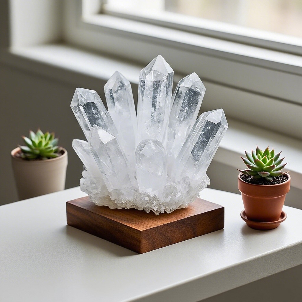 200g+ Rare Large Raw Clear Quartz Crystal Cluster Quartz Mineral Specimens Decor