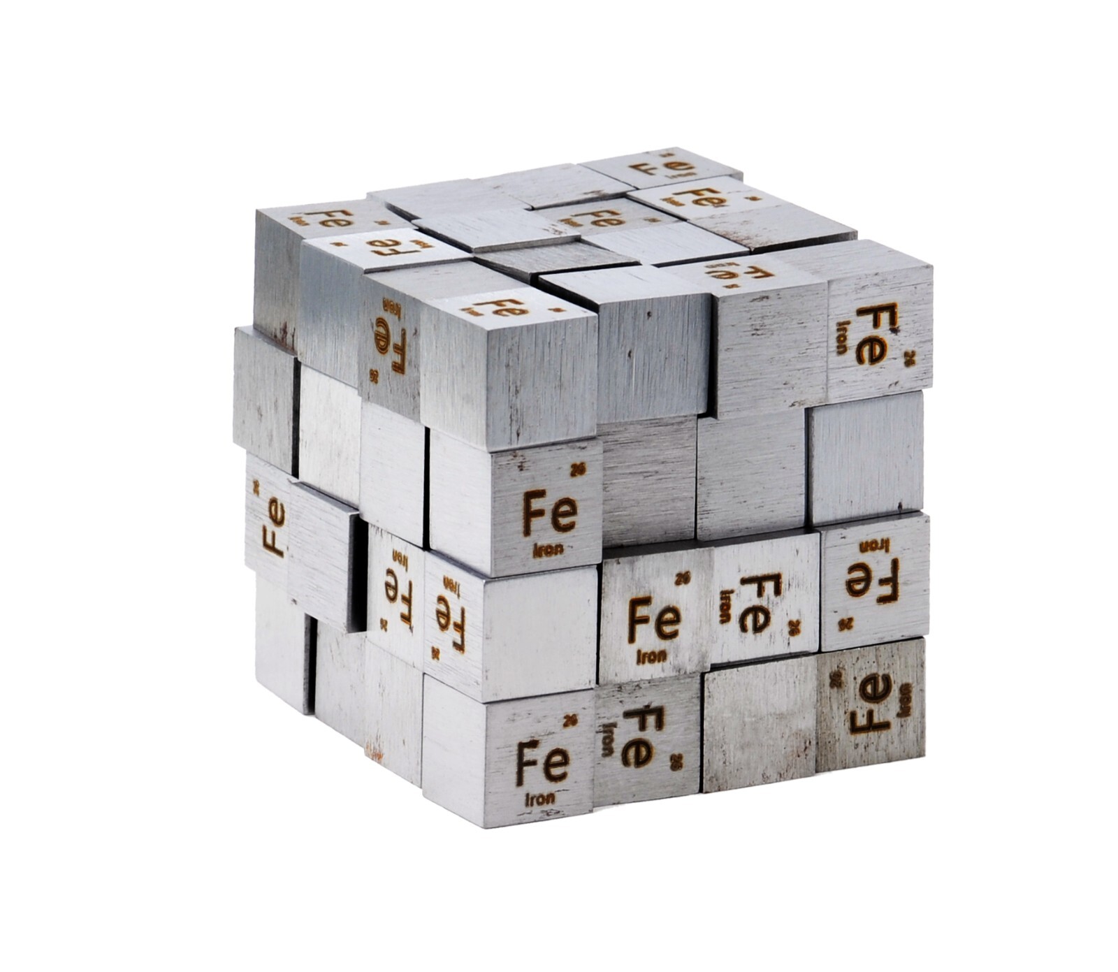 Iron Metal 10mm Density Cube 99.9% for Element Collection USA SHIPPING