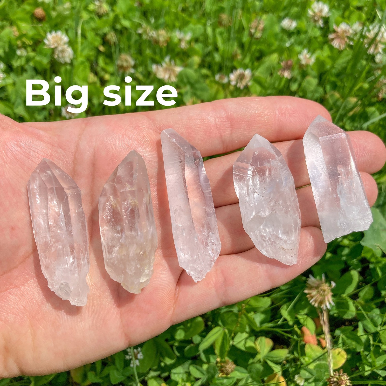 Raw Lemurian Quartz Crystal Point / Protection / Cleansing / Chakra Balance