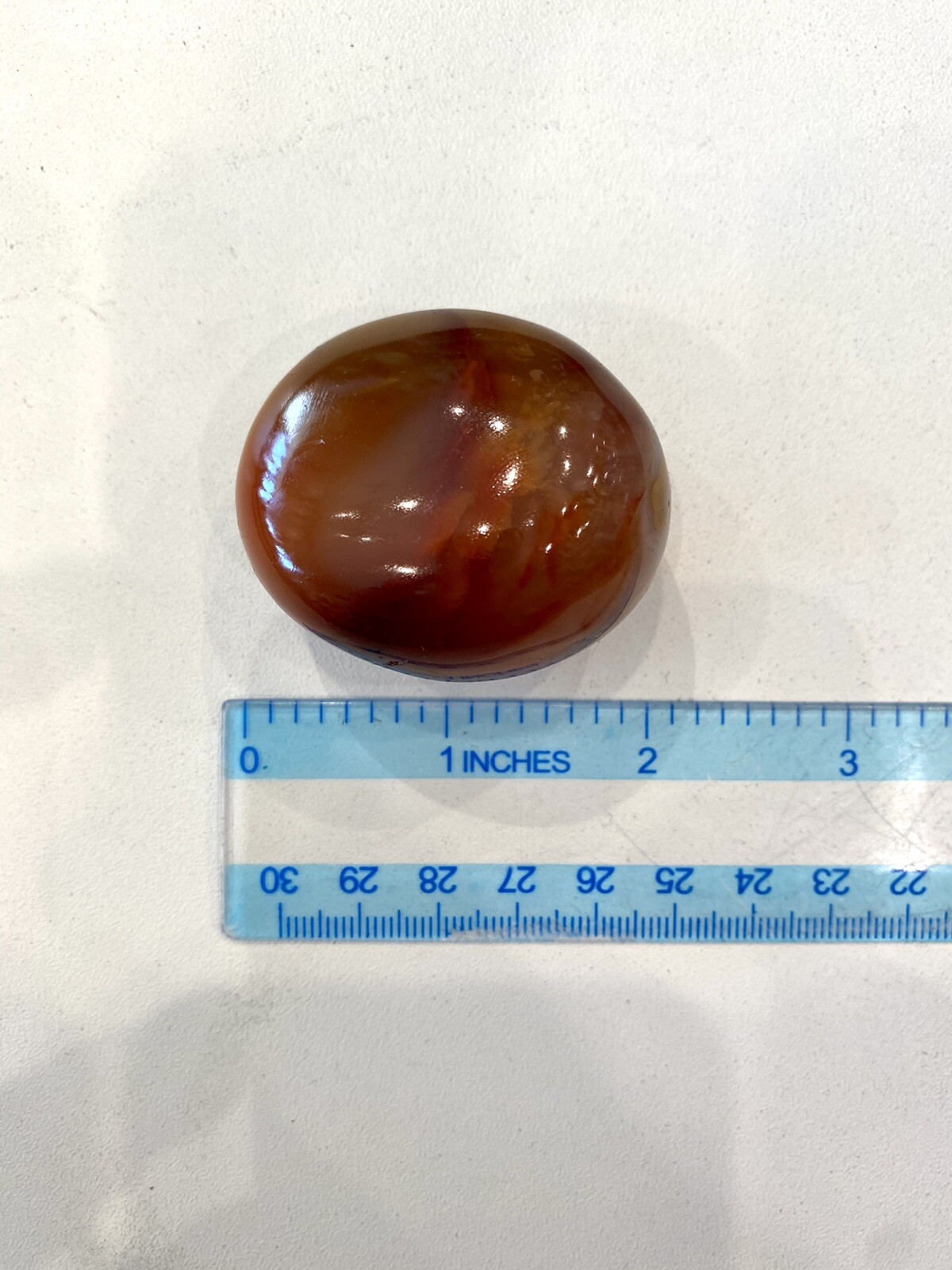 Carnelian Crystal Stone Healing Crystals Yoga Reiki Meditation Rock 2×1,5″ ZENDA