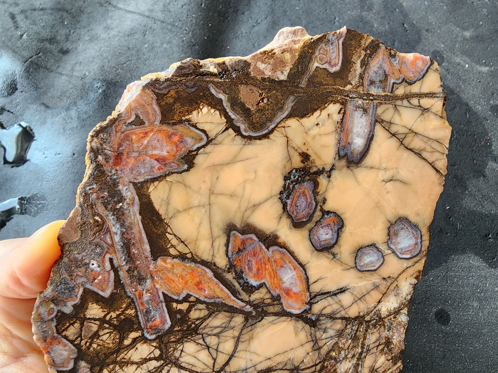 3.3 lbs (1.5 kg) Unpolished Agate, Almus Agate, Large Agate Pair, アゲートのペア, العقي