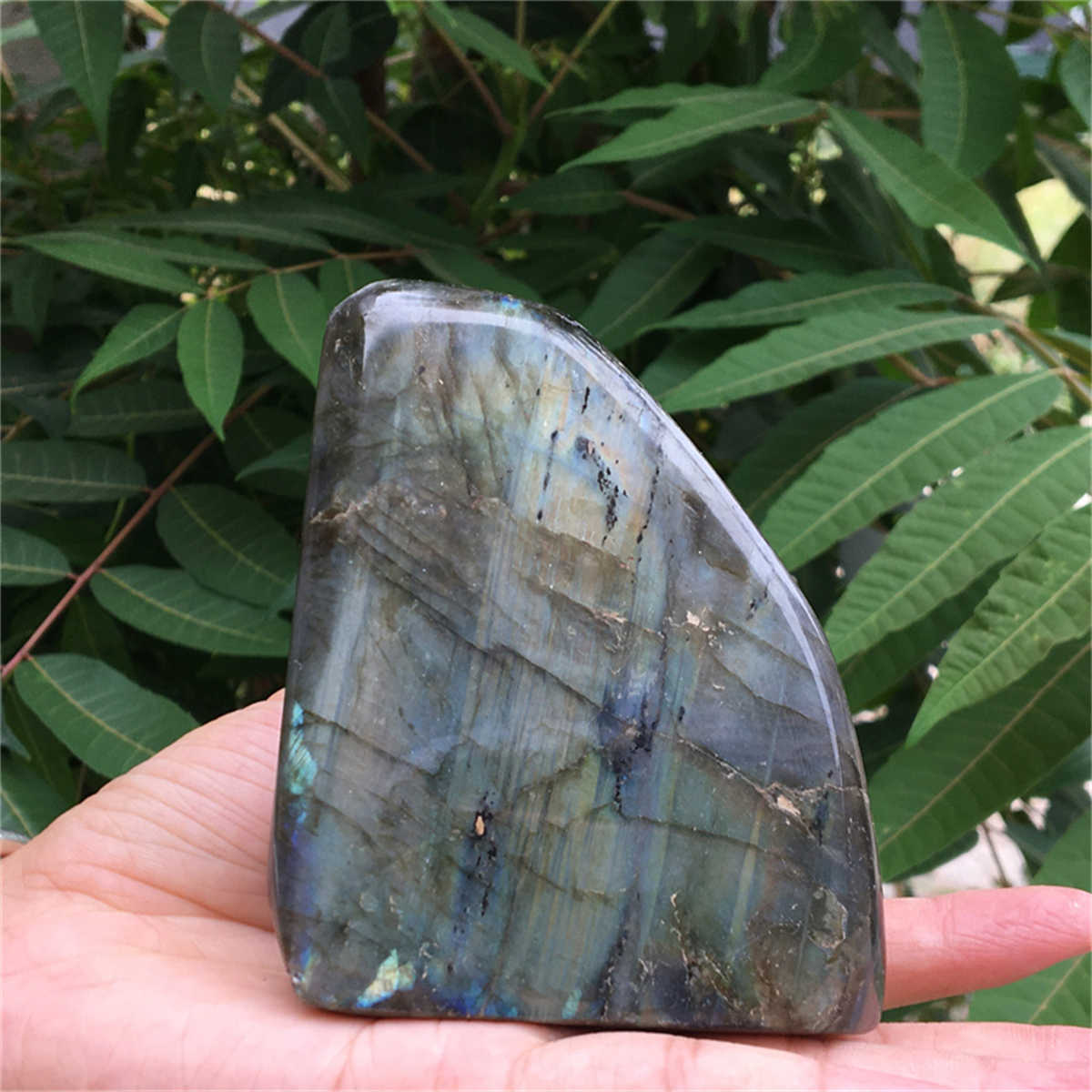 370g Natural Labradorite Mineral Quartz Crystal Mineral Reiki healing