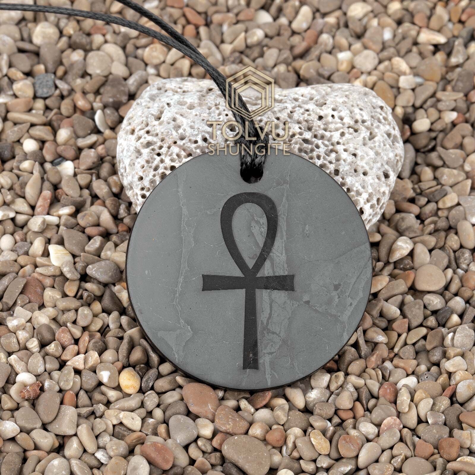 Pendants Amulets made of Natural stone, Russian Shungite, EMF protection, Tolvu
