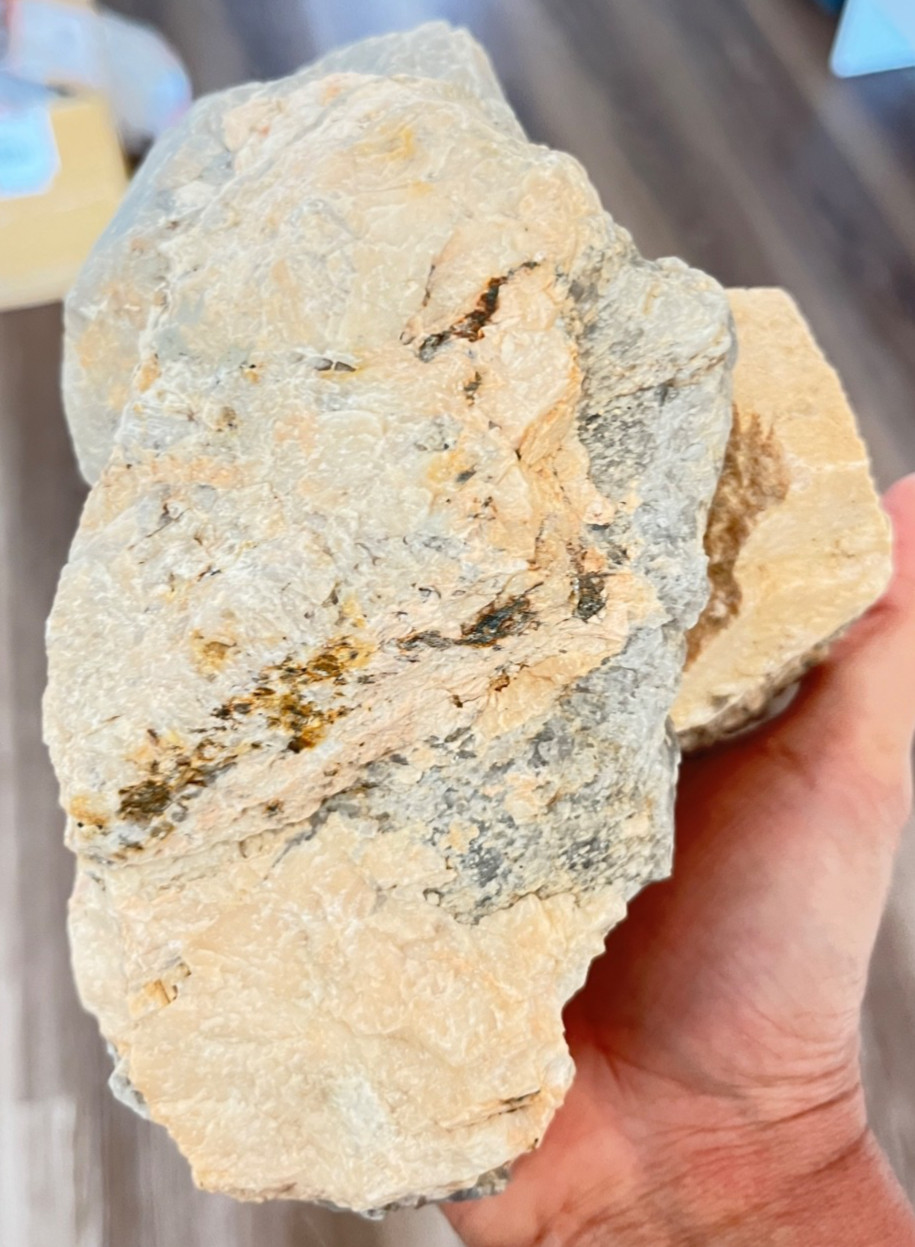 Natural Pegmatite Quartz Feldspar Specimen Raw Rock Morongo Valley CA 5.13 lbs