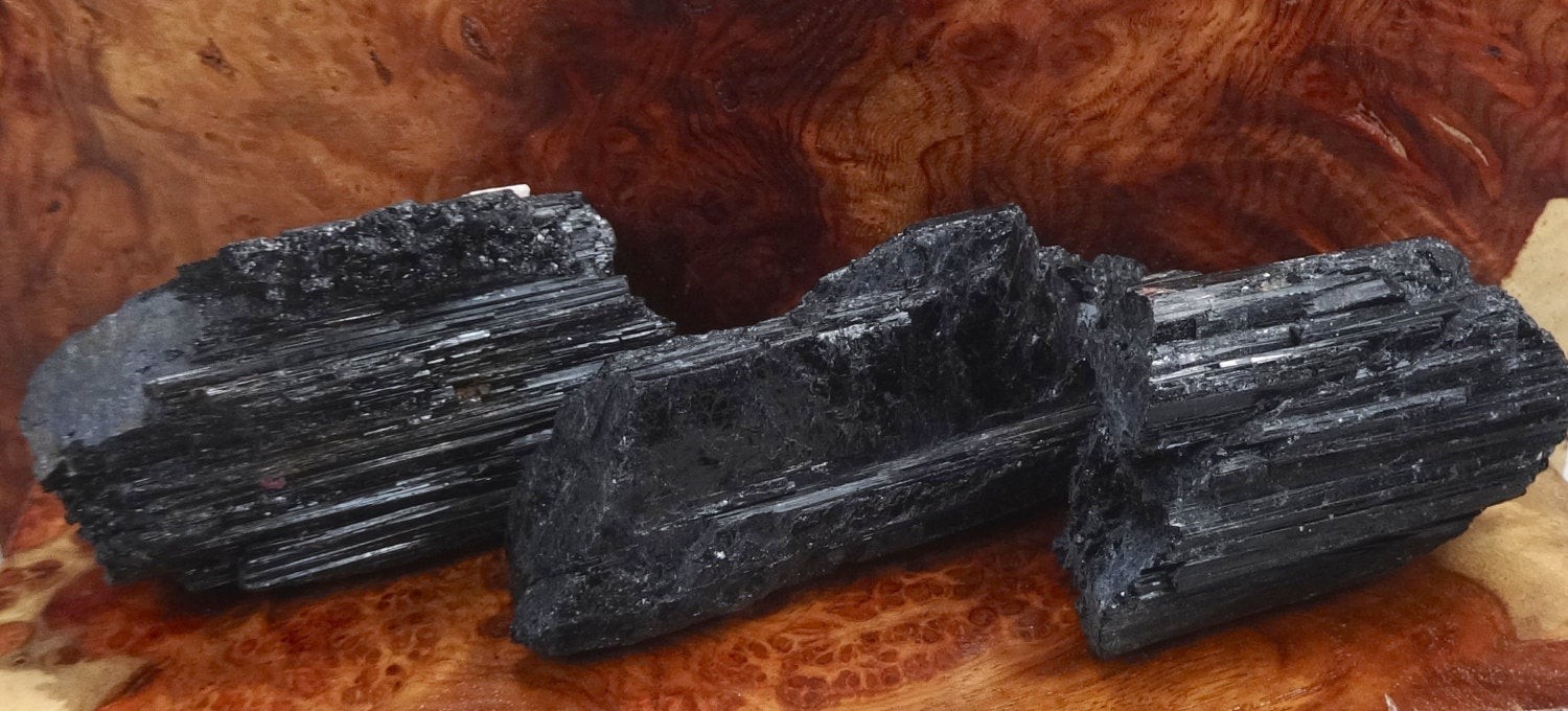 Large Black Tourmaline Crystal 1 LB ( 5 – 8 Pcs ) Crystal From Brazil