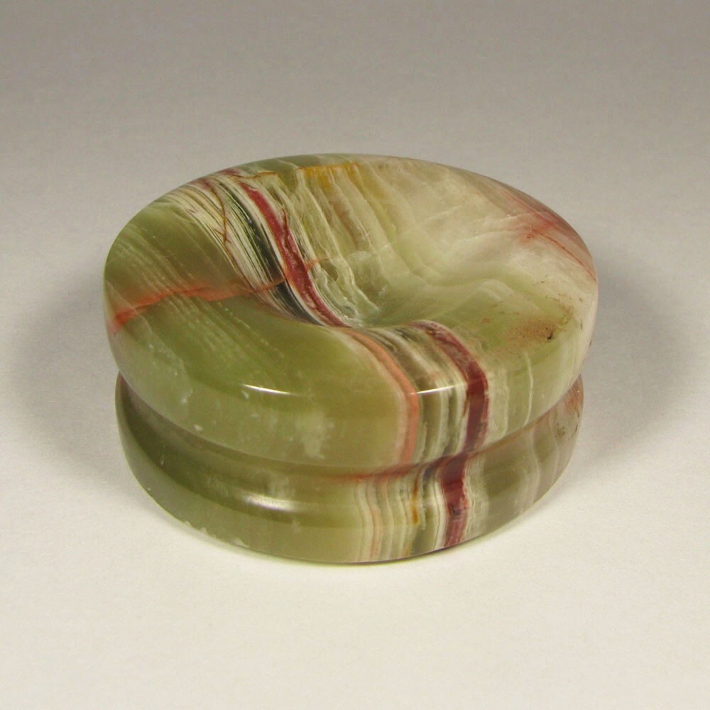 (5) 2″ Carved BANDED ONYX STANDS for Spheres, Eggs, Balls, Globes, Shells, Etc.