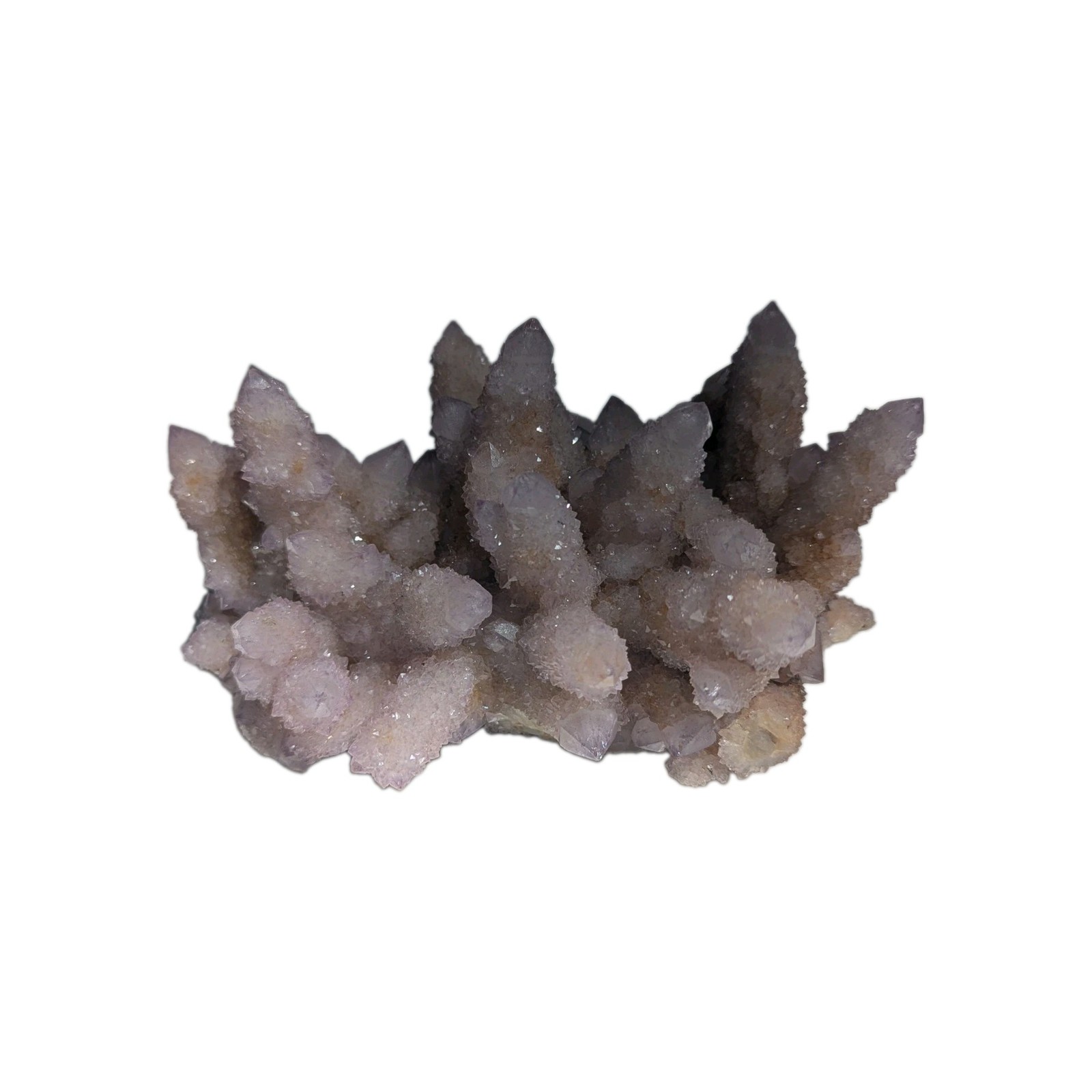 Natural African Spirit Amethyst Crystal Cluster Lilac Purple Mineral Specimen