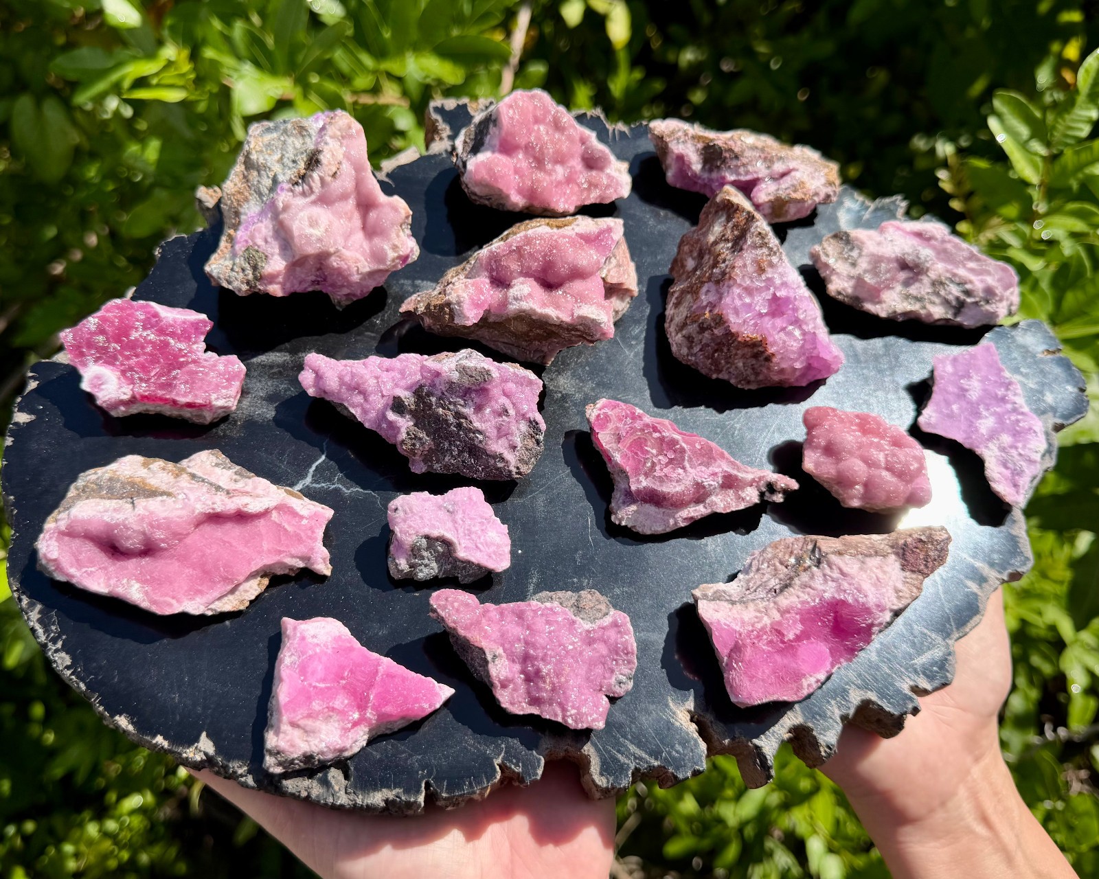 Natural Pink Cobaltoan Calcite Crystal Clusters – ‘A’ Grade Raw Cobalt Calcite