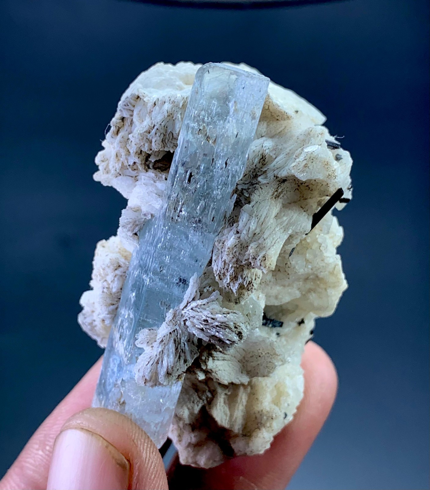 267Carat Top Quality Aquamarine Crystal Specimen From Skardu Pakistan.Rare Color