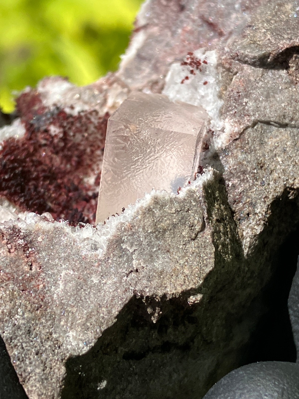 Fluorite “Red Pocket” 2007-2008 “Rare” U.V. Ojuela Mine, Mapimi, Durango, Mexico