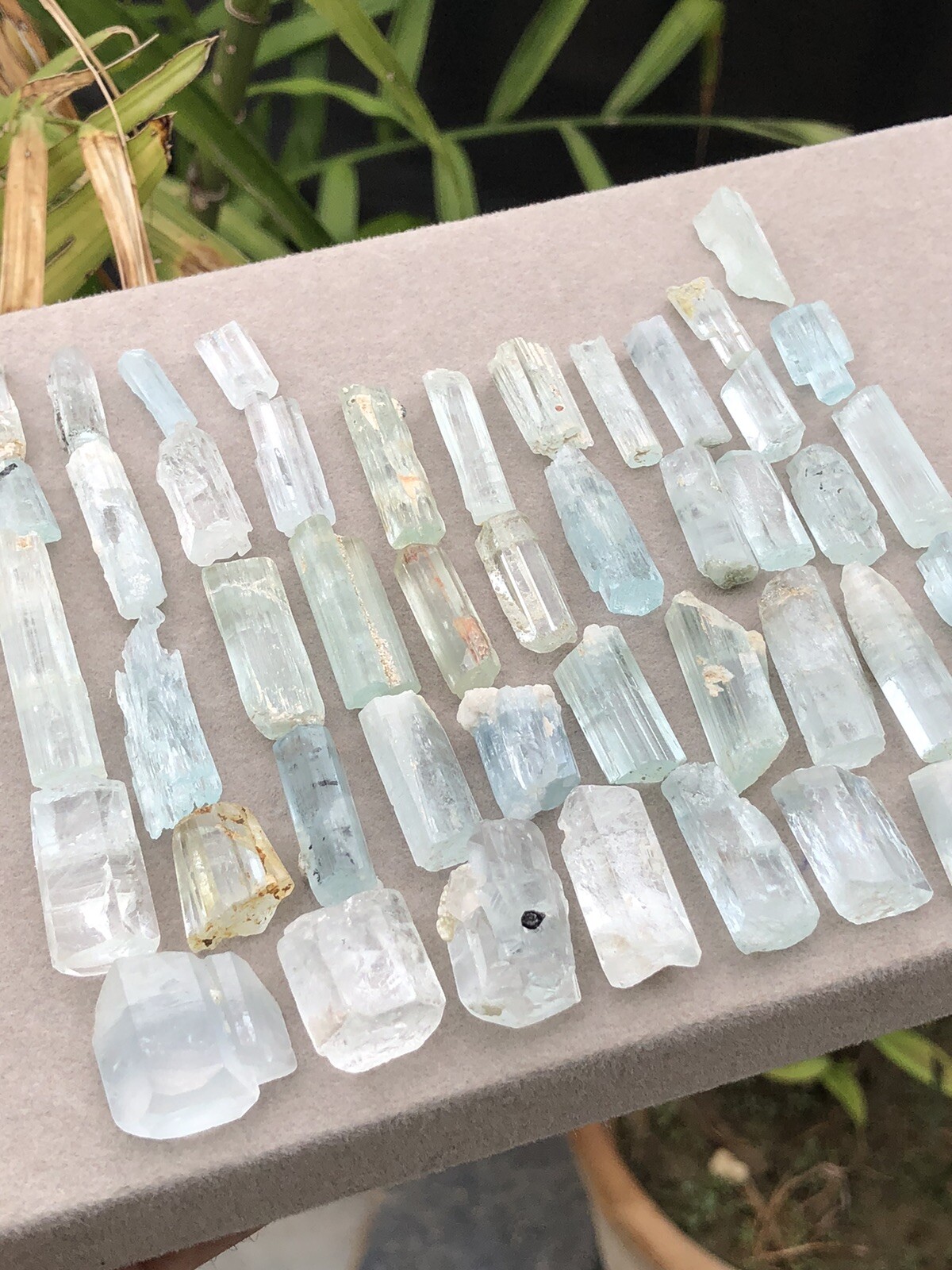 100 Grm Top Class Aqumarine Crystal Natural Colour Shiger Pakistan
