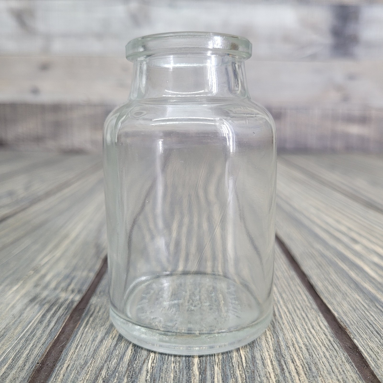 6oz Mixed Crystal Tumbles in Vintage Apothecary Crabtree & Evelyn Glass Jar EUC