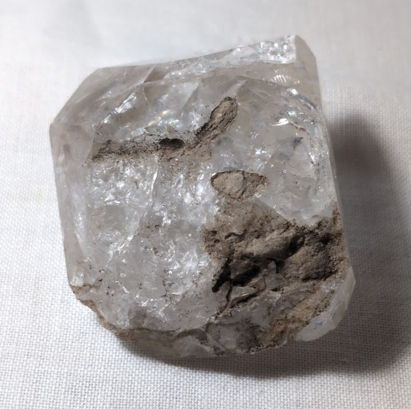 Medium Herkimer Diamond Quartz Crystal Point 3.5″ 15 oz Fonda NY