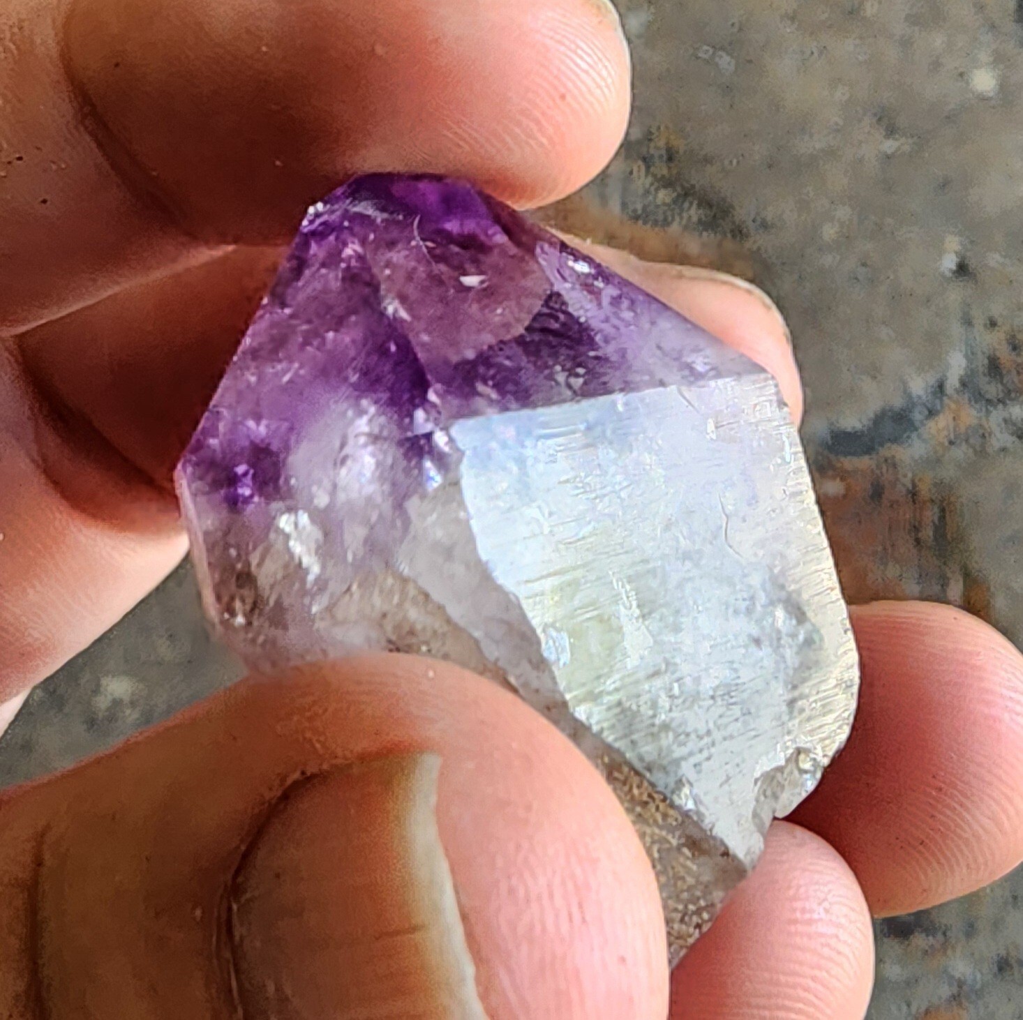 A CHOICE Glassy Gemmy Purple Amethyst crystal from KEDON, Ural, Russia Siberia