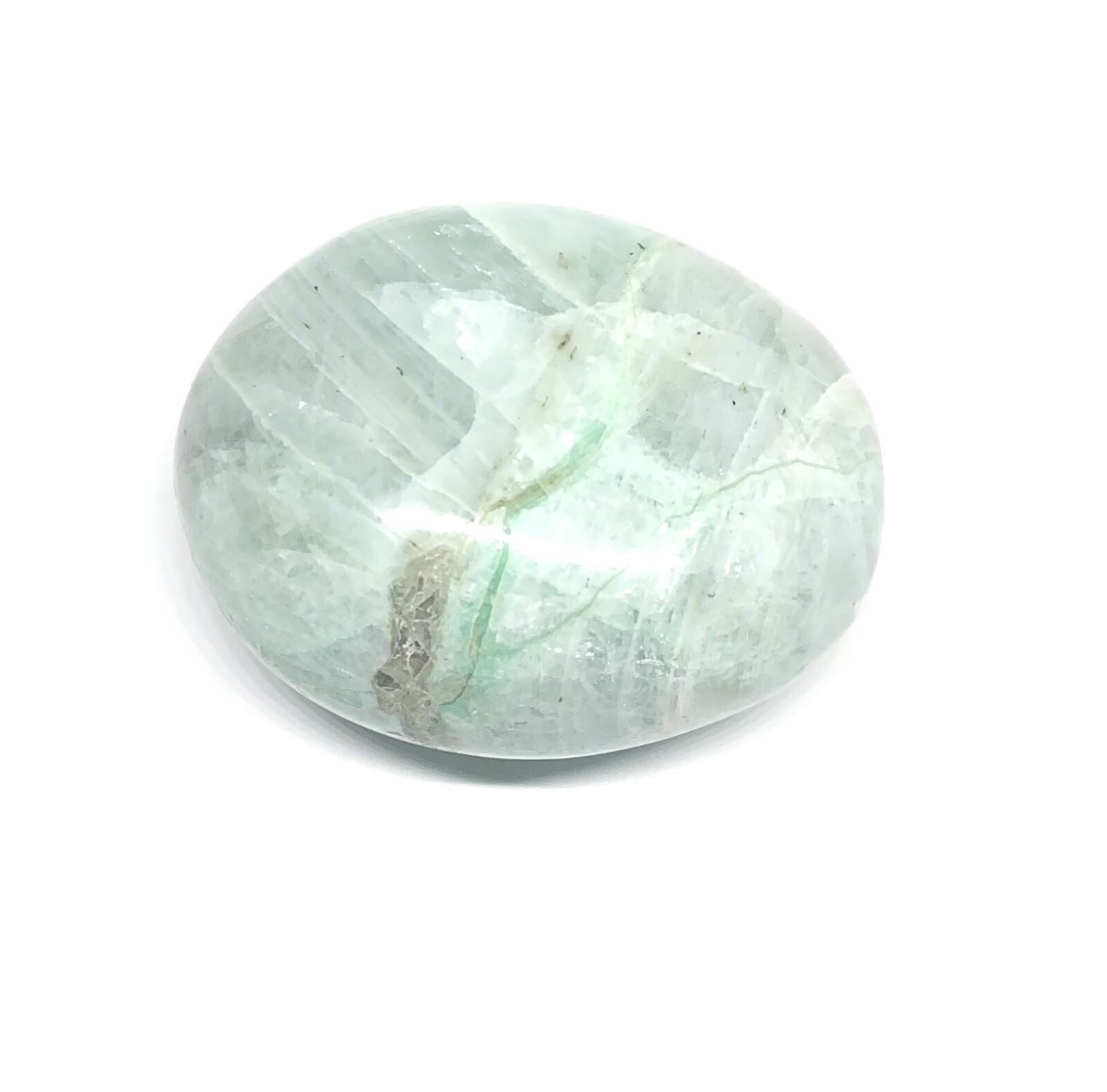 Garnierite Palm Stone Madagascar 51g Over 1 1/2in