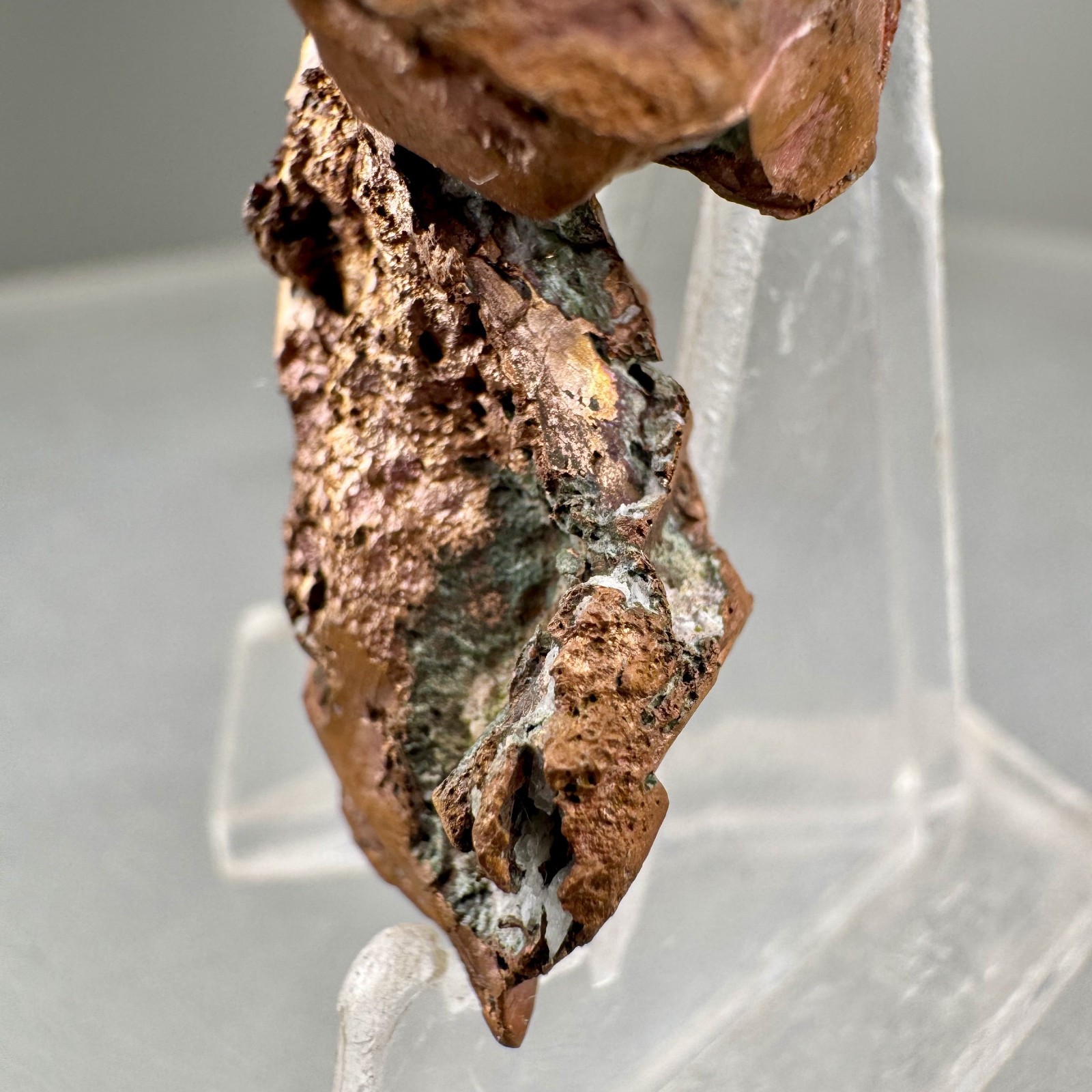 Fine Sharp Copper Crystals: No. 2 shaft, Centennial Mine, Houghton Co., Michigan