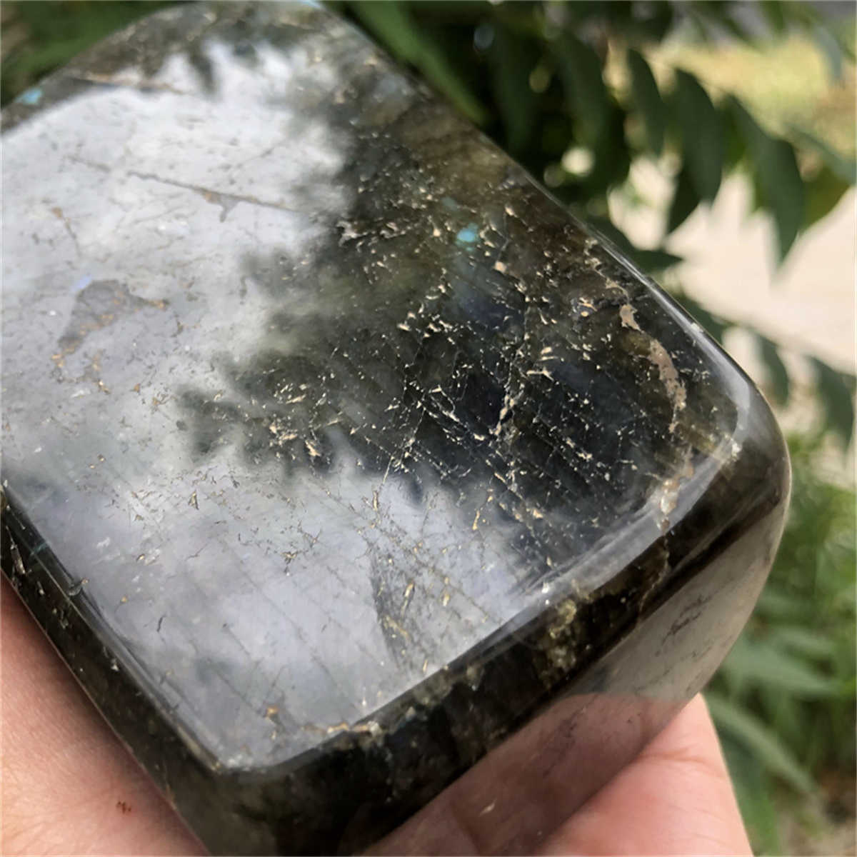 840g Natural Labradorite Mineral Quartz Crystal Mineral Reiki healing
