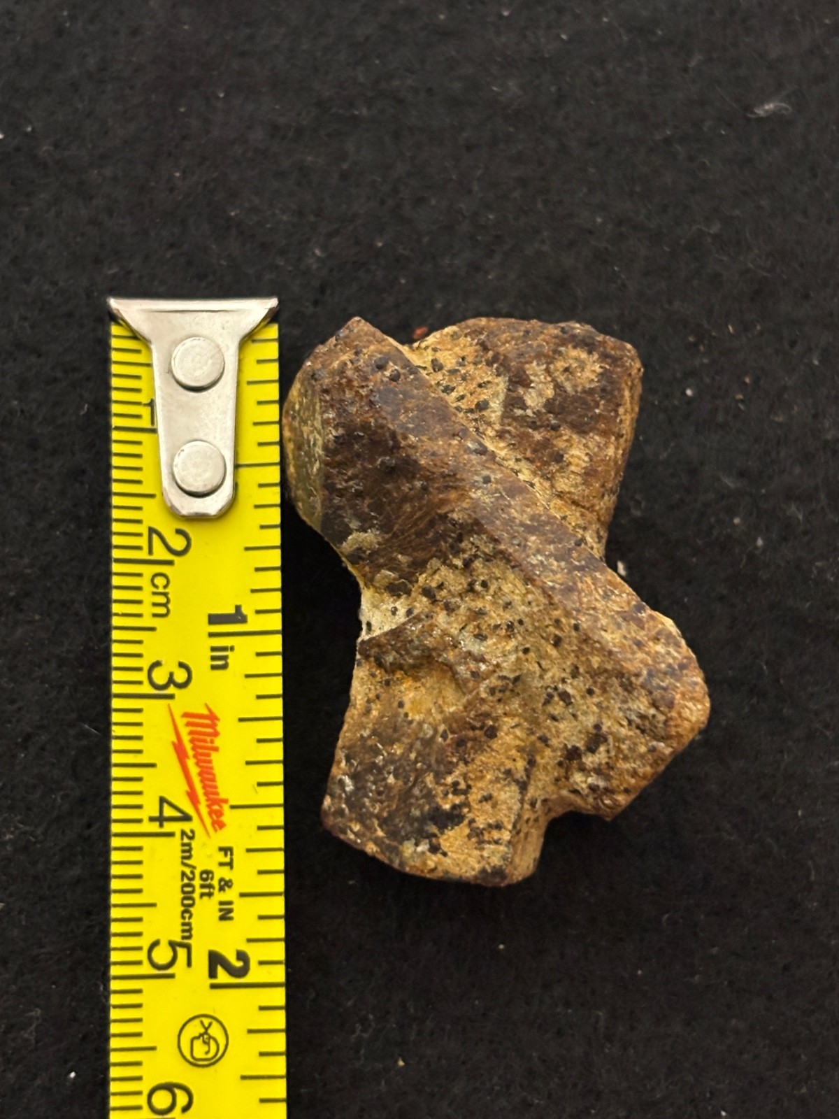 Staurolite Crystal Fairy Cross St Andrew’s Cross Fannin County Georgia 1.75”Inch