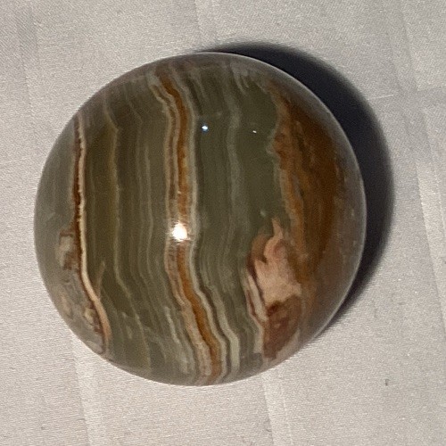 Polished Banded Stone Sphere Ball Mineral Crystal Display Specimen