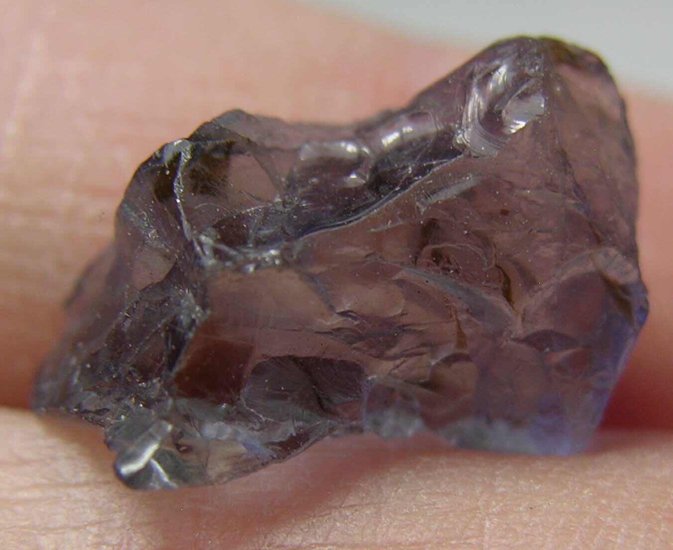 #17 Africa 7.45ct Uncut Rough Blue Pleochroic iolite Specimen 1.45g 16.00mm
