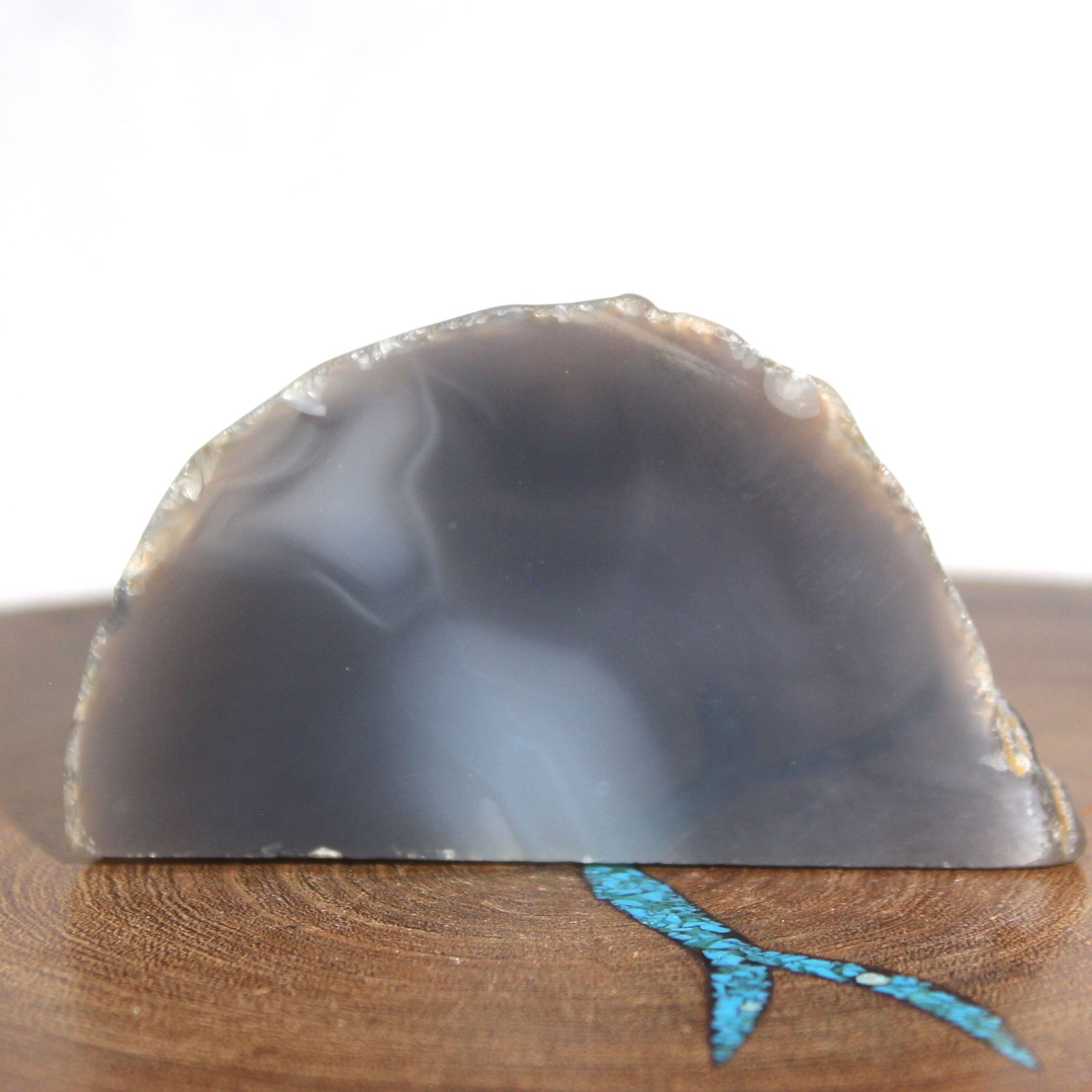 Ghostly Polished Oregon Chalcedony Lustrous Opaque Crystal Mineral