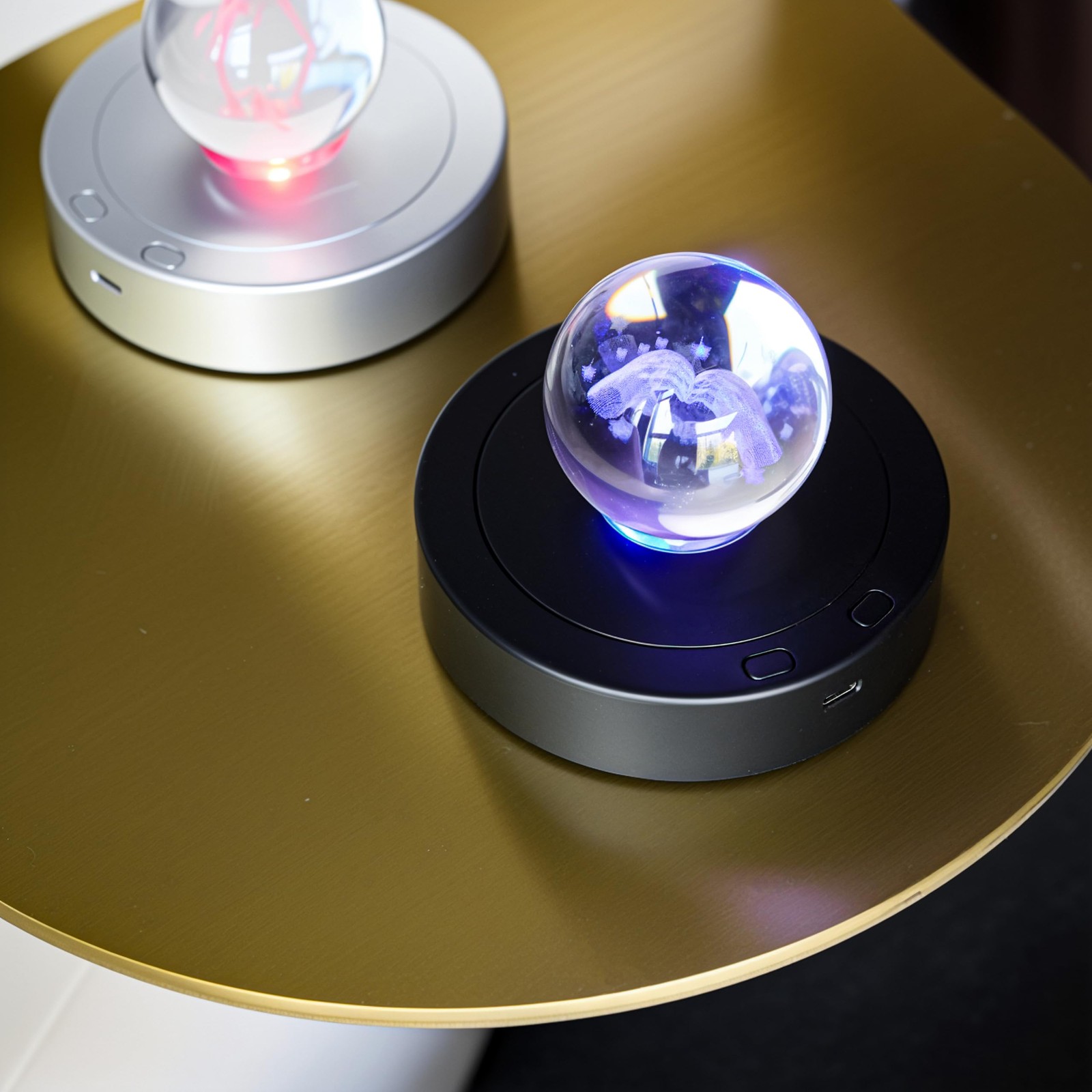 4.5*1.2inch Rotating Light Display Stand Positive and Negative Rotation Displ…