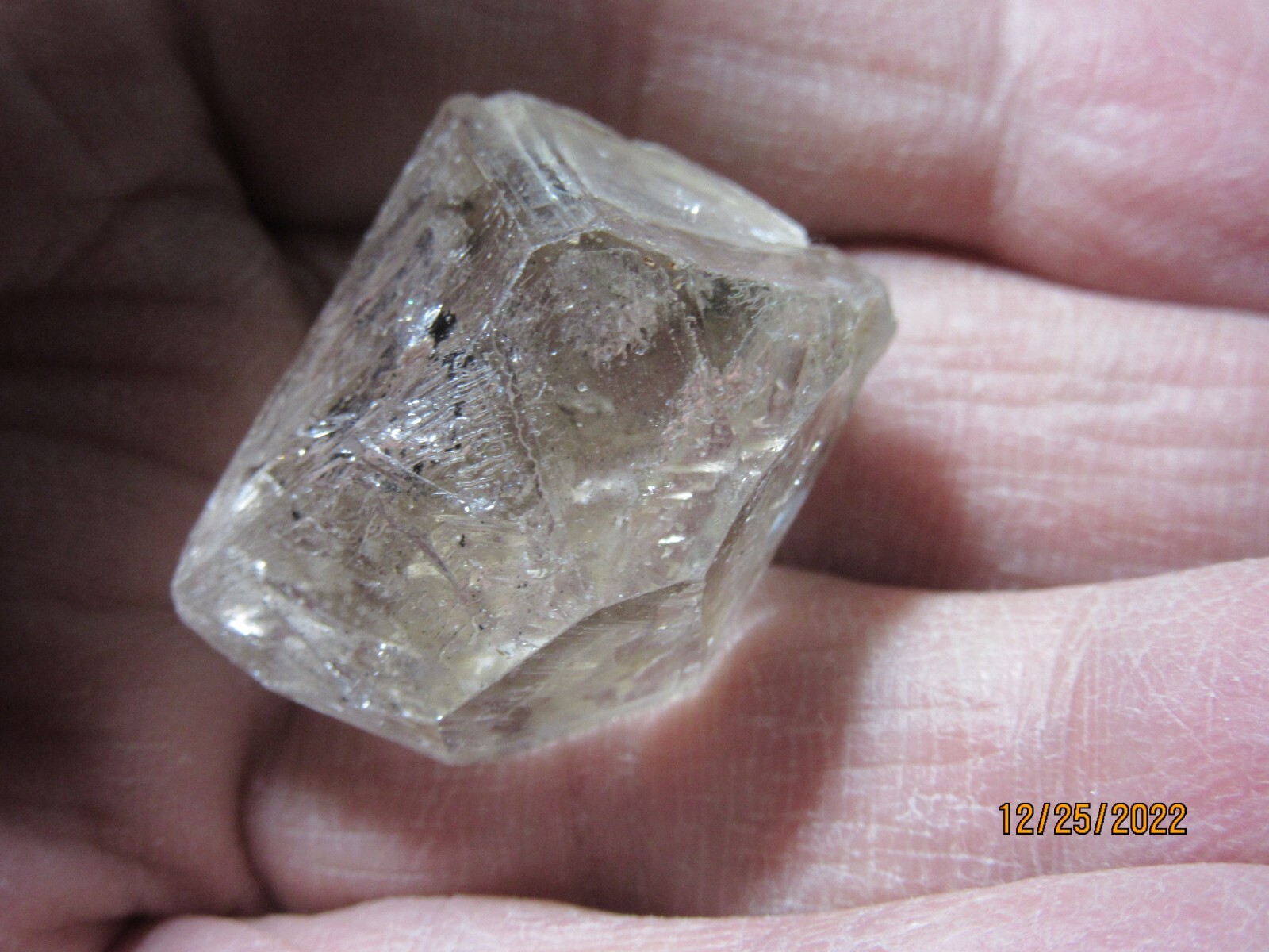 Natural Herkimer Diamond Quartz 1 5/16″ Crystal Herkimer, NY Reiki NHDQC-6