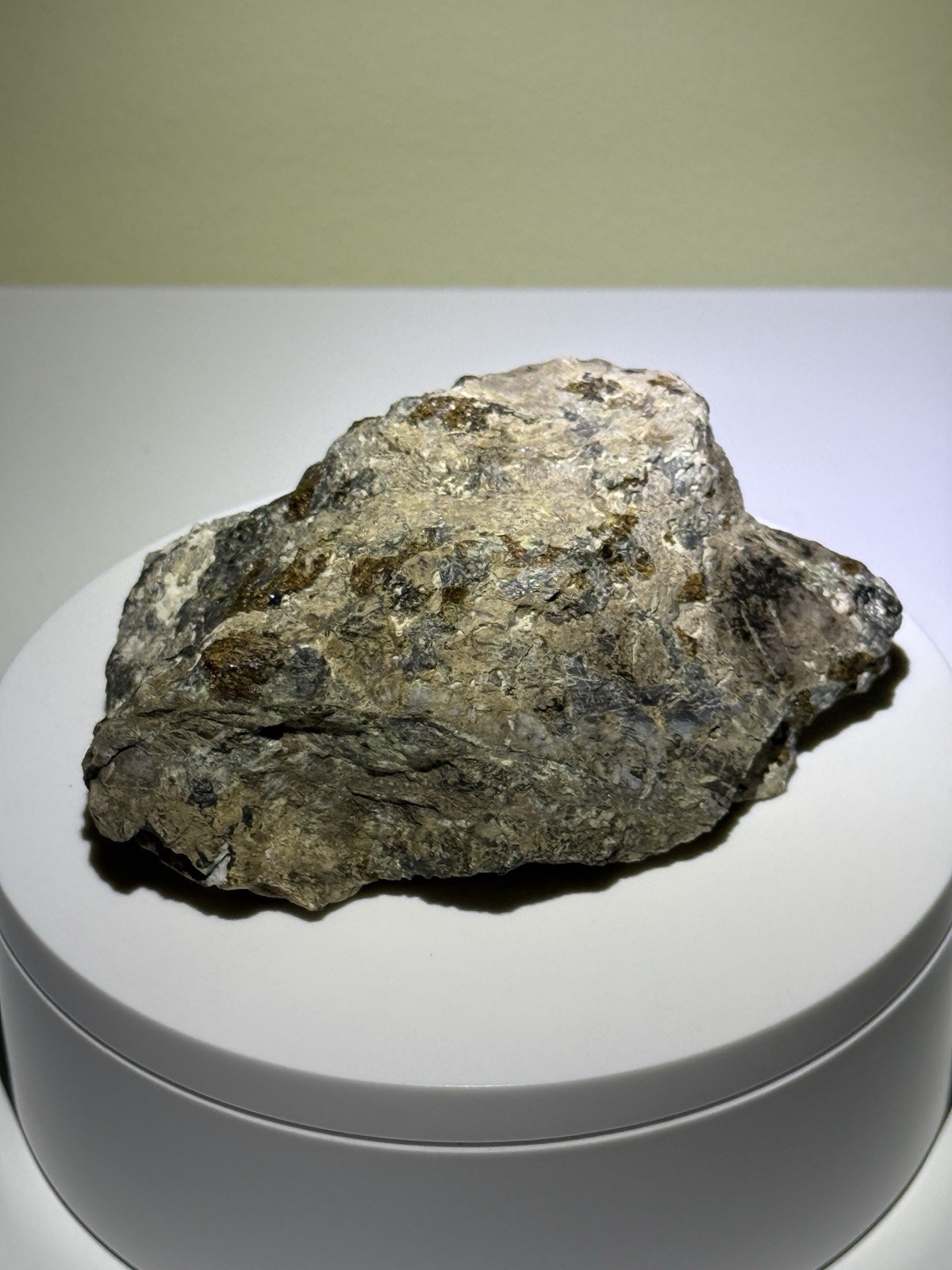 LUMINOUS Hardystonite, Willemite, & Franklinite Fluorescent Mineral Specimen